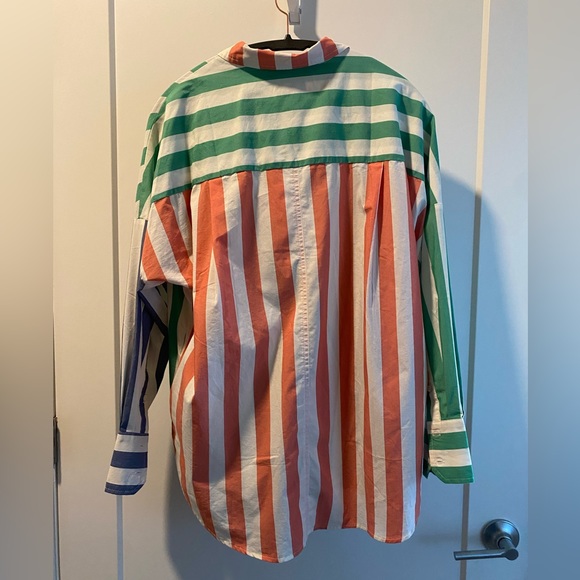 NWT | BDG Frankie Spliced Oversized Shirt - Picture 9 of 16